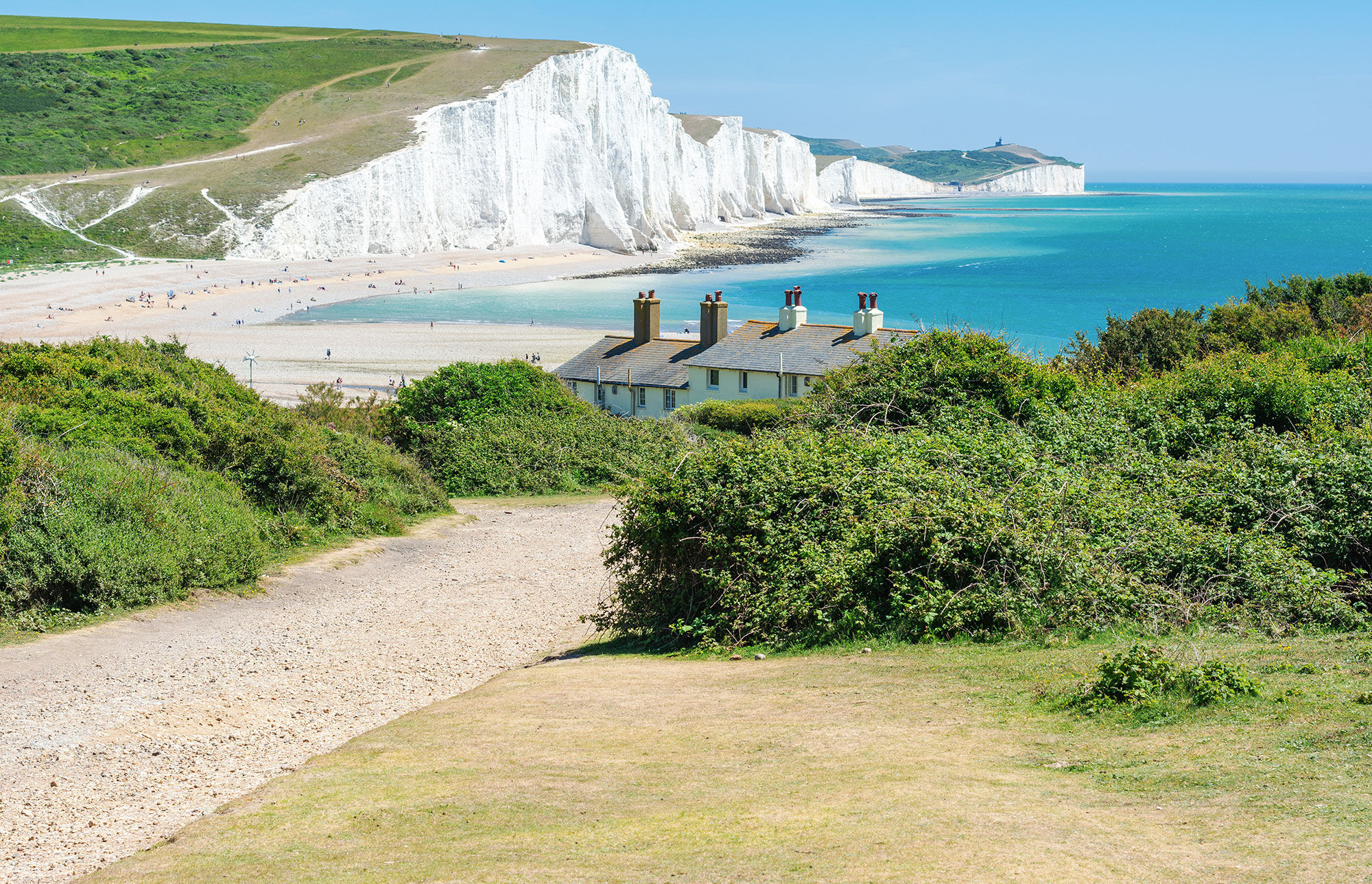 Cliffs near Seaford, East Sussex